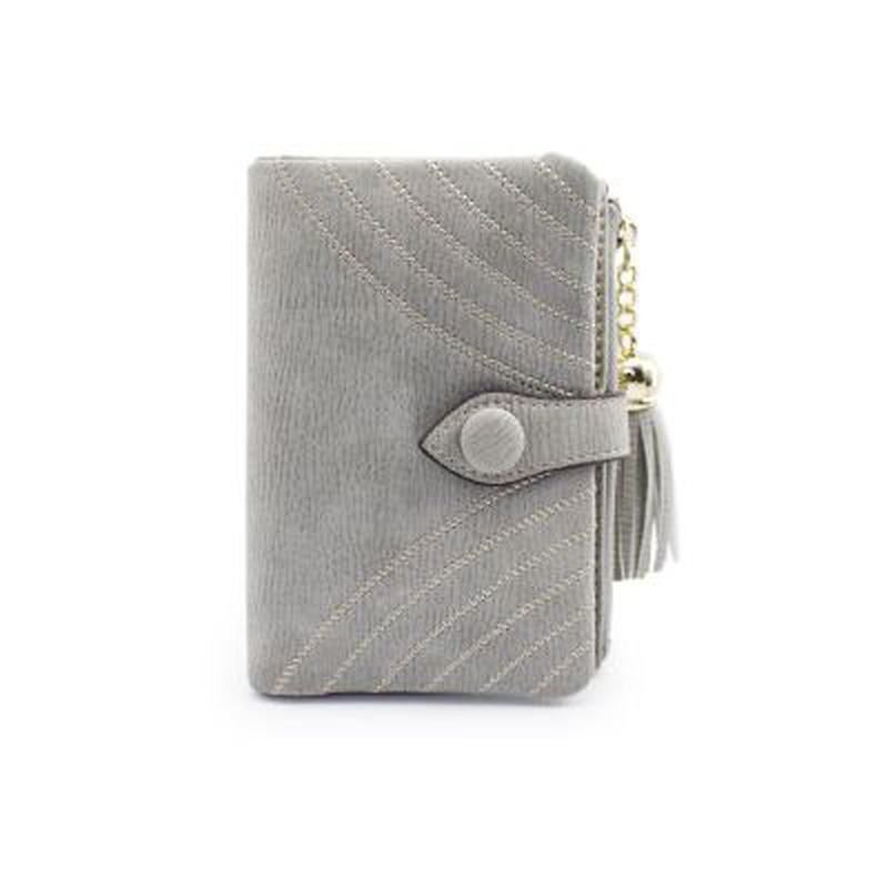 Kobiety Trwały Portfel Ze Skóry Pu Zipper Coin Card Holder Purse