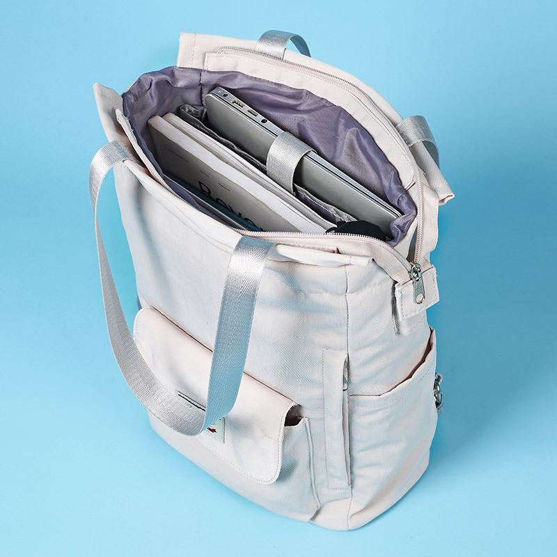 Kobiety Wodoodporny Plecak Szkolny Multi-carry Student School Bag Plecak