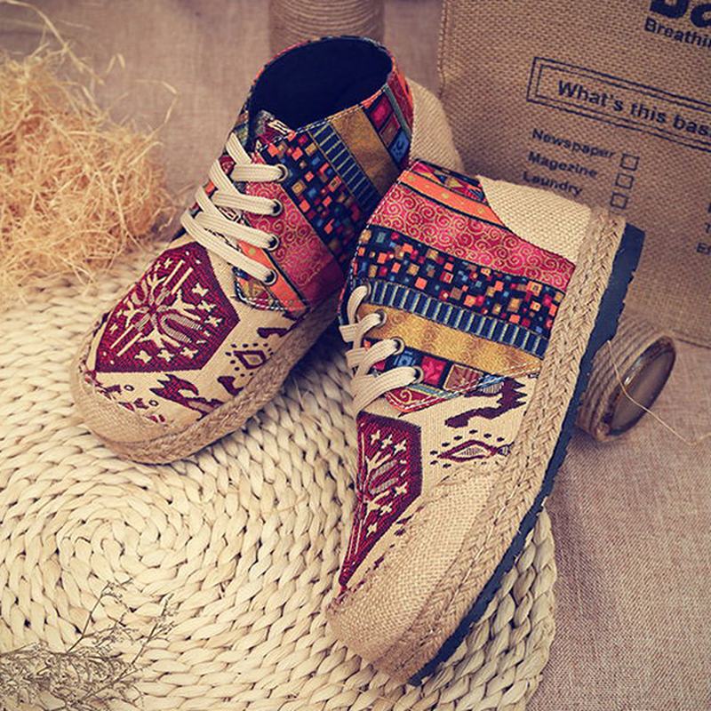 Kolorowe Buty W Stylu Vintage