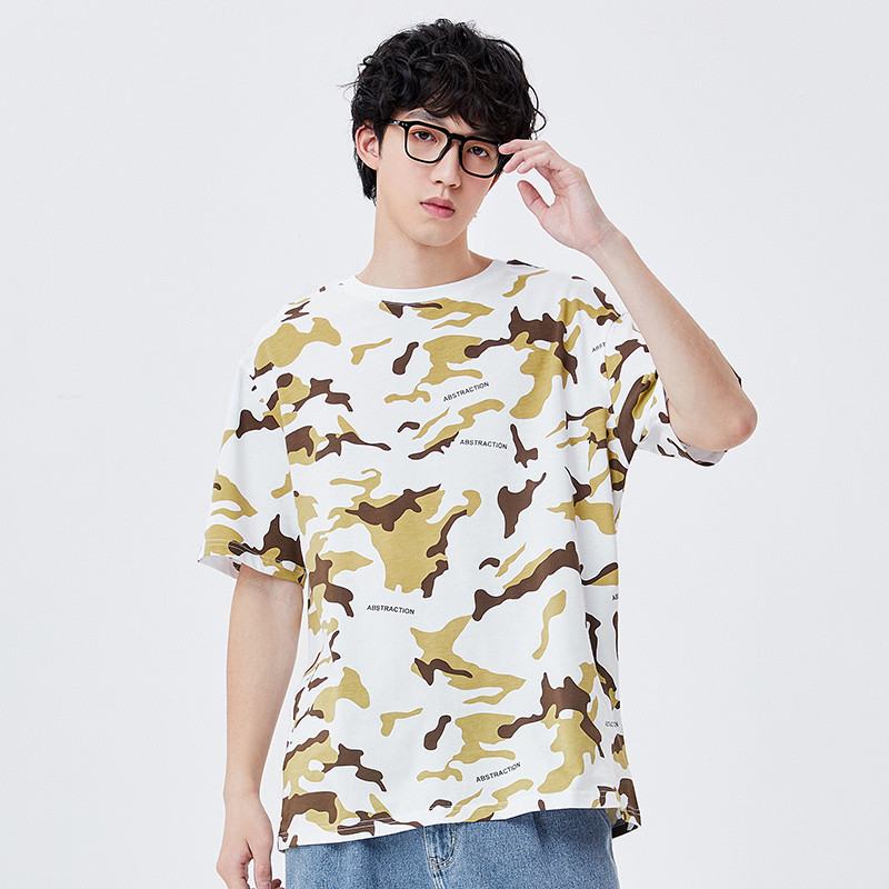 Koreańska Koszula Z Krótkim Rękawem I Spersonalizowanym Trendem Młodzieżowym