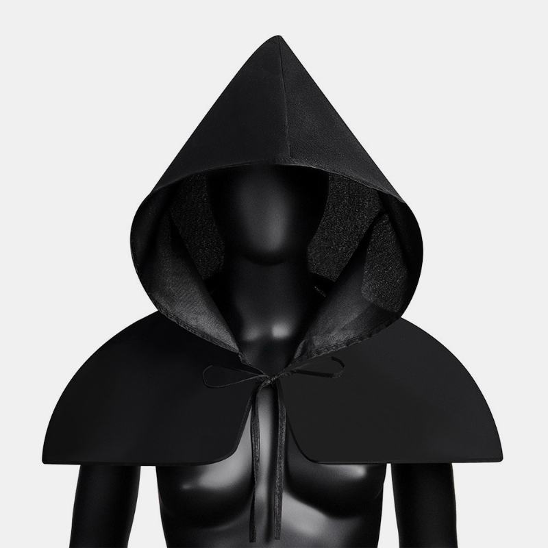 Kostiumy Unisex Grim Reaper Cape Średniowieczny Lekarz Dżumy Kapelusz Szal Płaszcz Mężczyźni Kobiety Dorosły Gothic Punk Robe