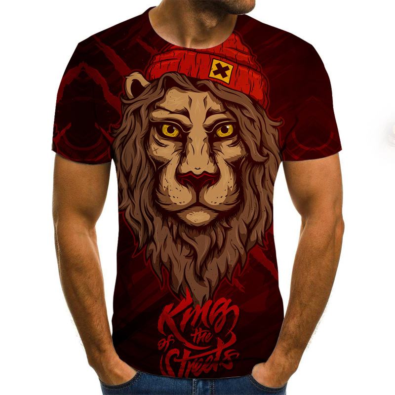 Koszulka Z Krótkim Rękawem Rift Lion Z Nadrukiem Cyfrowym