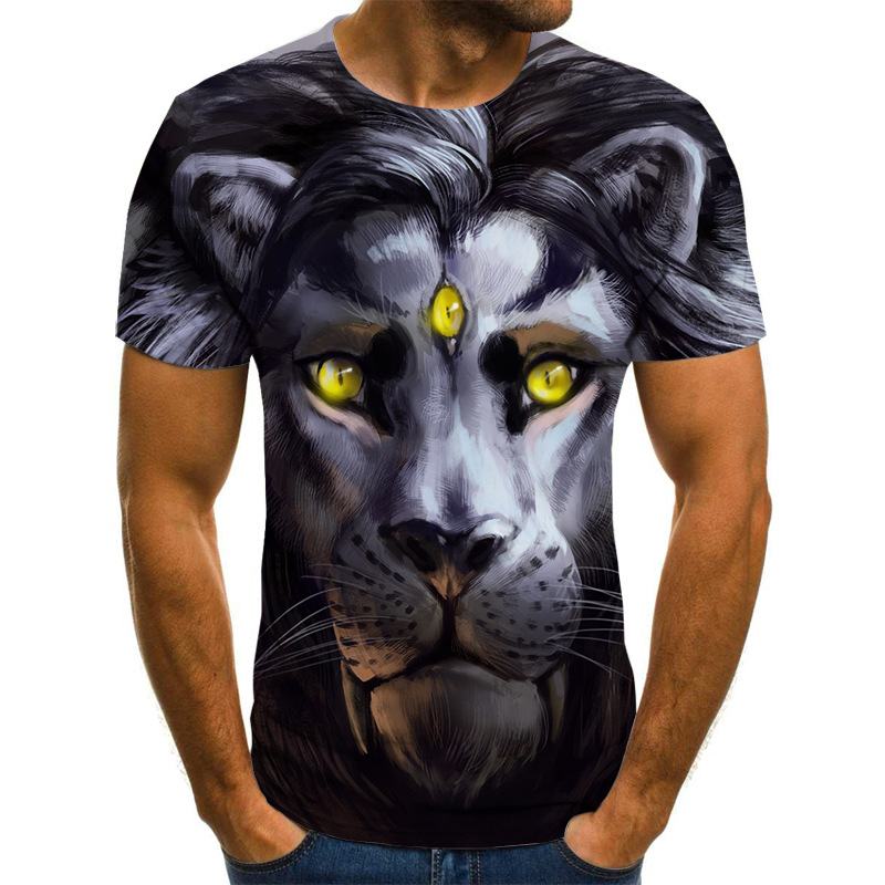Koszulka Z Krótkim Rękawem Rift Lion Z Nadrukiem Cyfrowym