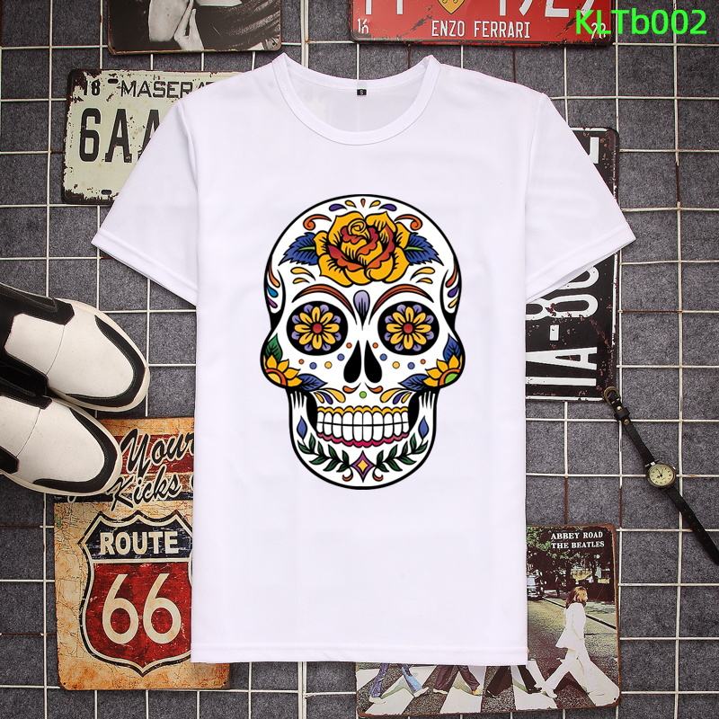 Krótki Rękaw Skull Street Mesh