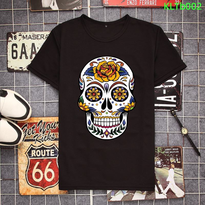 Krótki Rękaw Skull Street Mesh