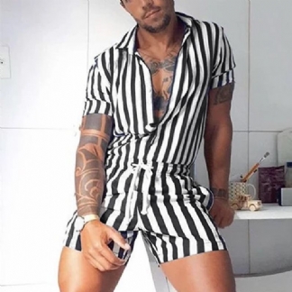 Lapel Seksowny Kombinezon Casual Sportowy Kombinezon