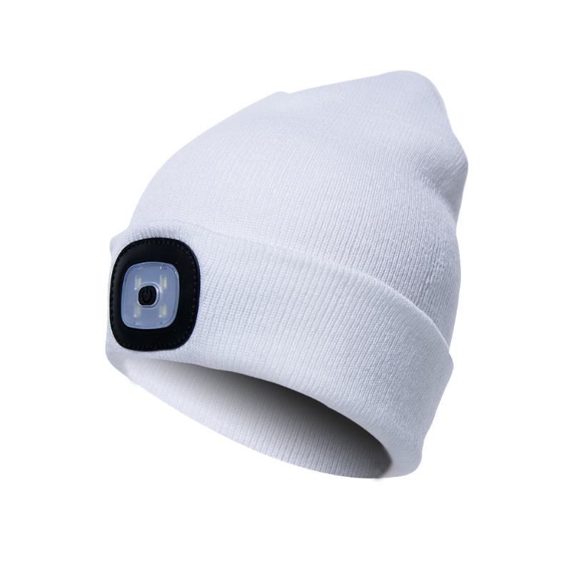 Led Light Beanie Hat CZapka Z Dzianiny Jogging Night Walking