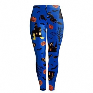 Legginsy Z Lampionami W Stylu Dyni