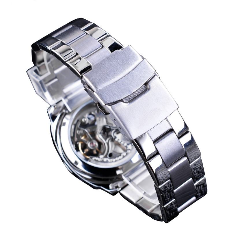 Lekki Luksusowy Wodoodporny Wyświetlacz Świetlny 3atm Moda Męskie Mechanical Watch