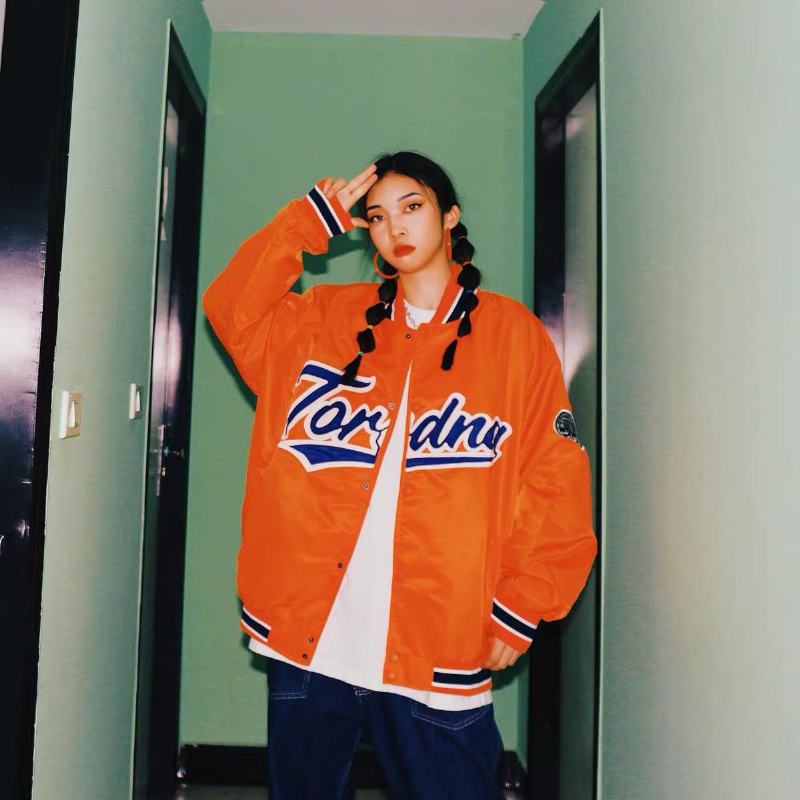 Luźna Odzież Baseballowa W Stylu Retro High Street Luźna Luźna Para Płaszcz Europejska I Amerykańska Ulica Hip Hop