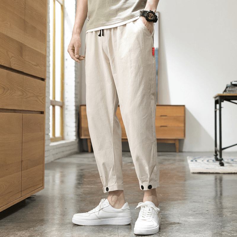 Luźne Sportowe Spodnie O Kroju Plus Size