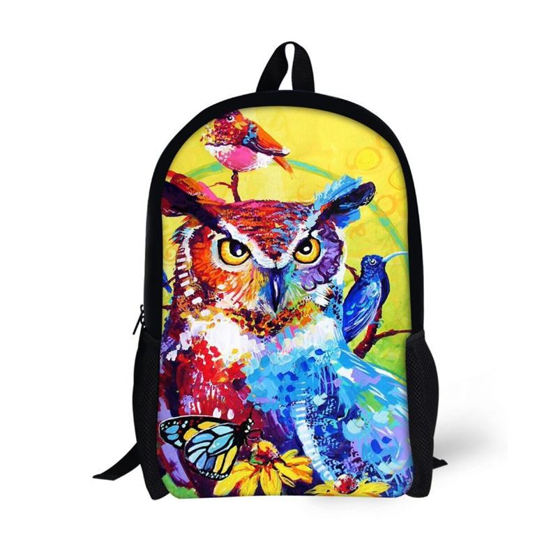 Mężczyźni 3d Animal School Backpack Dziewczyny Chłopcy Cartoon Student Travel Bag Hot