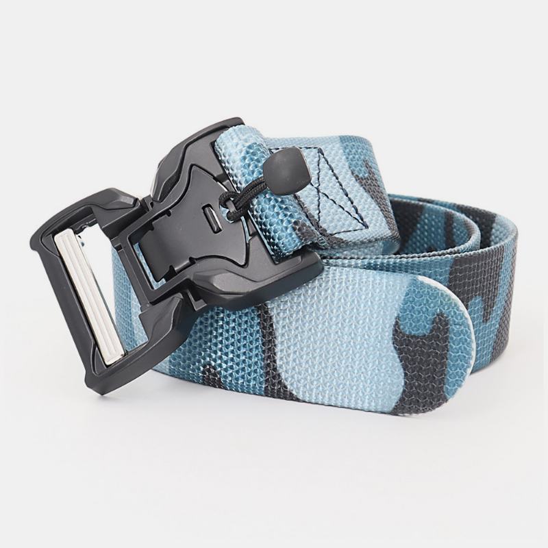 Mężczyźni Camouflage Wild 125 cm Magnet Quick Release Buckle Outdoortraining Tactical Belts