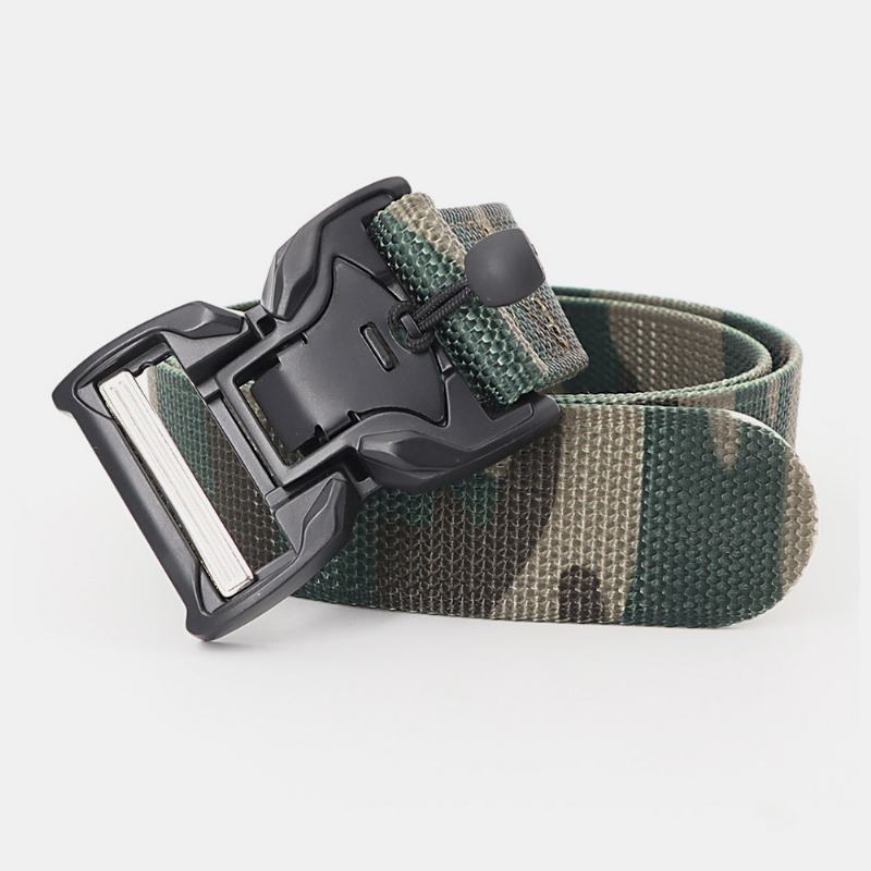 Mężczyźni Camouflage Wild 125 cm Magnet Quick Release Buckle Outdoortraining Tactical Belts