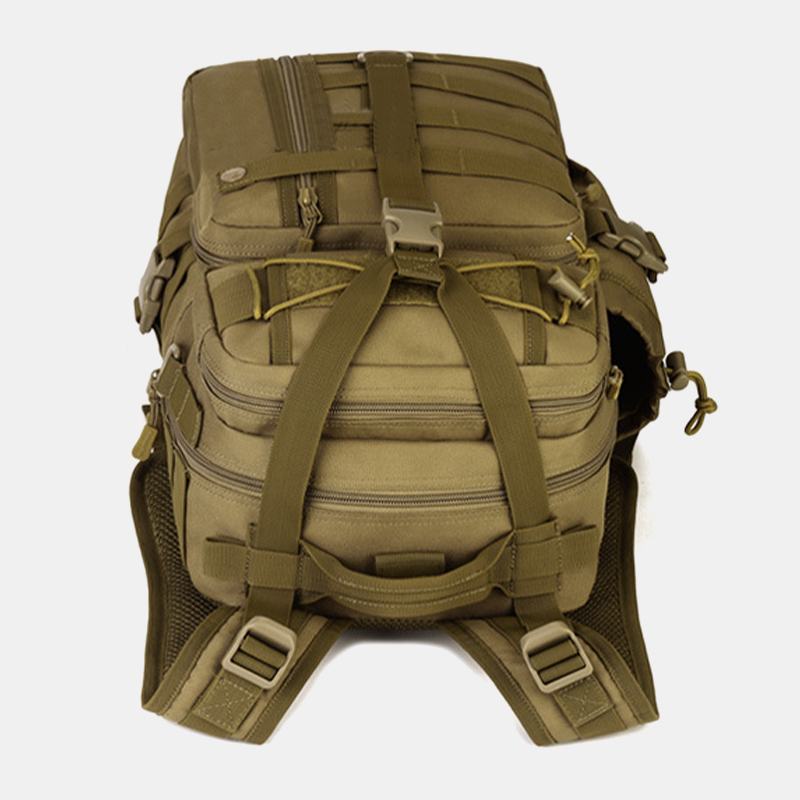 Mężczyźni Canvas Camouflage Tactical Outdoor Wspinaczka Podróżowanie Jeździectwo Plecak Kempingowy