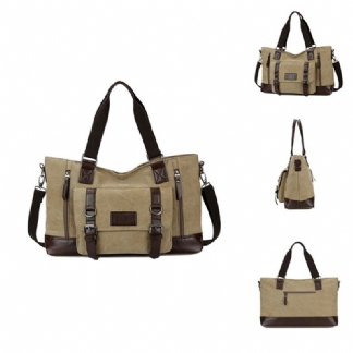 Mężczyźni Canvas Casual Shoulder Sling Bag Torebka Torba Podróżna