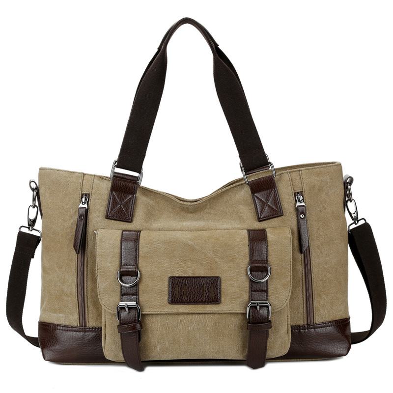Mężczyźni Canvas Casual Shoulder Sling Bag Torebka Torba Podróżna