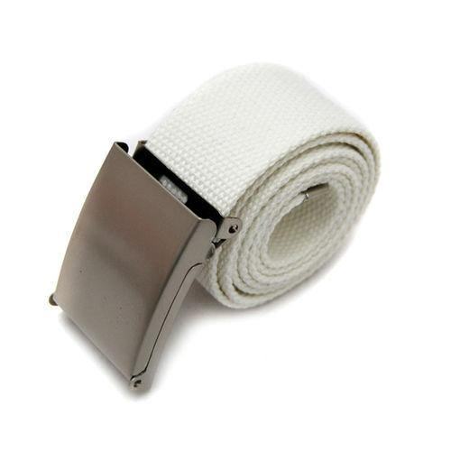 Mężczyźni Chłopiec Unisex Płótno Metalowa Klamra Zwykły Pasek Business Casual Belt Strap