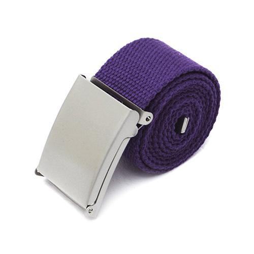 Mężczyźni Chłopiec Unisex Płótno Metalowa Klamra Zwykły Pasek Business Casual Belt Strap