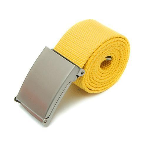 Mężczyźni Chłopiec Unisex Płótno Metalowa Klamra Zwykły Pasek Business Casual Belt Strap