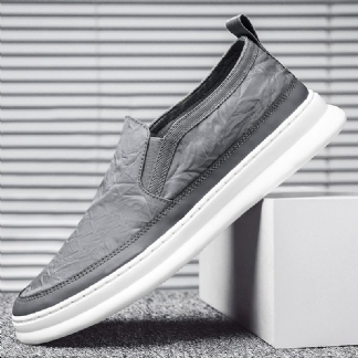 Mężczyźni Ice Silk Cloth Oddychające Slip On Skate Sneakers