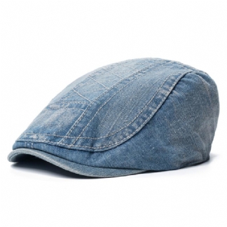 Mężczyźni Kobiety Bawełna Vogue Beret CZapki Osłona Przeciwsłoneczna Casual Outdoors Peaked Forward Hat