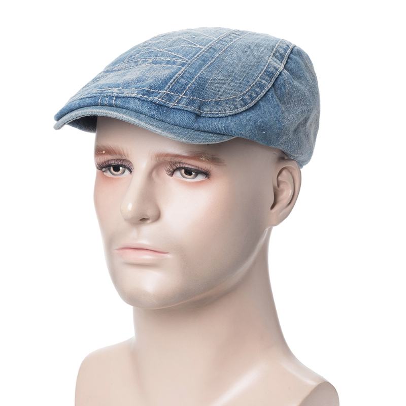 Mężczyźni Kobiety Bawełna Vogue Beret CZapki Osłona Przeciwsłoneczna Casual Outdoors Peaked Forward Hat