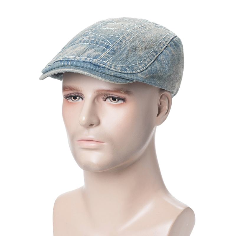 Mężczyźni Kobiety Bawełna Vogue Beret CZapki Osłona Przeciwsłoneczna Casual Outdoors Peaked Forward Hat