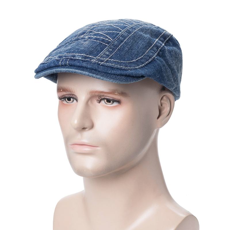 Mężczyźni Kobiety Bawełna Vogue Beret CZapki Osłona Przeciwsłoneczna Casual Outdoors Peaked Forward Hat