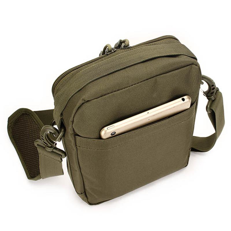 Mężczyźni Kobiety Nylon Sport Outdoor Tactical Army Ipad Torba Na Ramię Crossbody