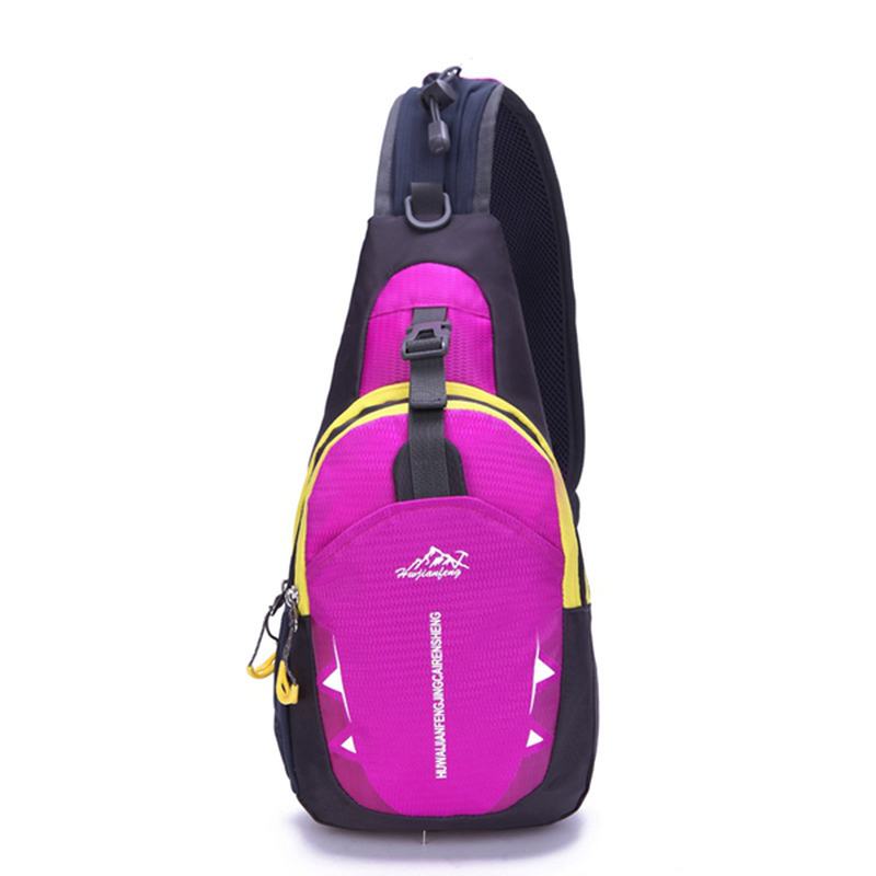 Mężczyźni Kobiety Nylonowa Wodoodporna Torba Crossbody Outdoor Sport Casual Torba Na Klatkę Piersiową