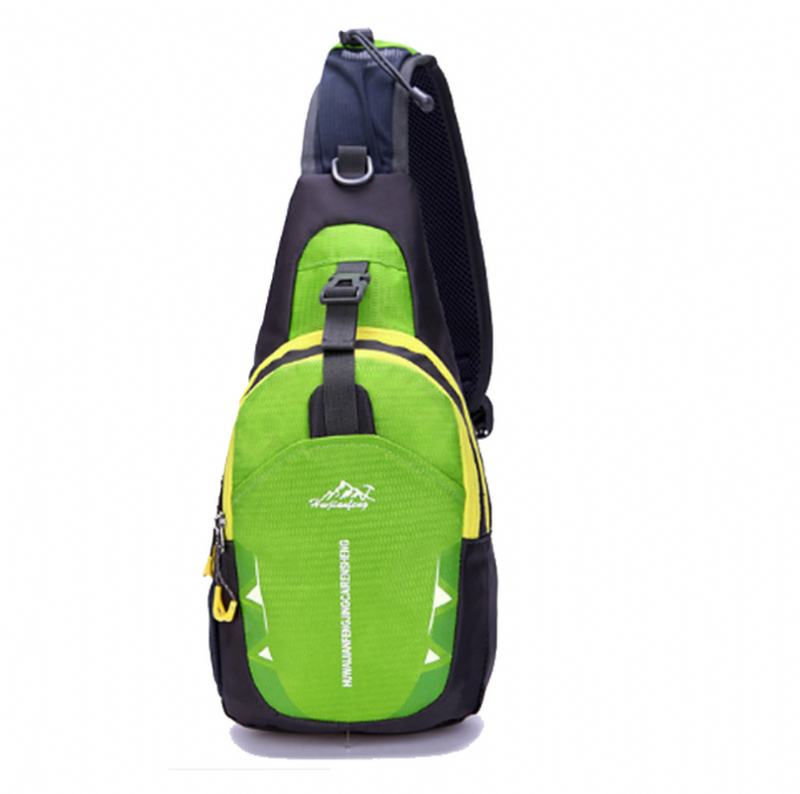 Mężczyźni Kobiety Nylonowa Wodoodporna Torba Crossbody Outdoor Sport Casual Torba Na Klatkę Piersiową