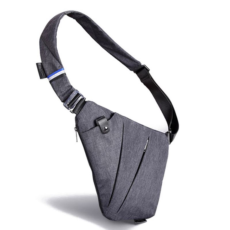 Mężczyźni Kobiety Prawa Leworęczna Wielofunkcyjna Sportowa Outdoor Light Torba Na Talię Torba Na Klatkę Piersiową Torba Crossbody