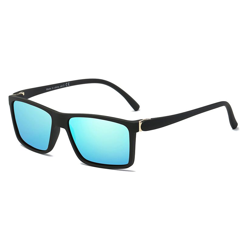 Mężczyźni Kobiety Summer Square Retro Uv400 Okulary Przeciwsłoneczne