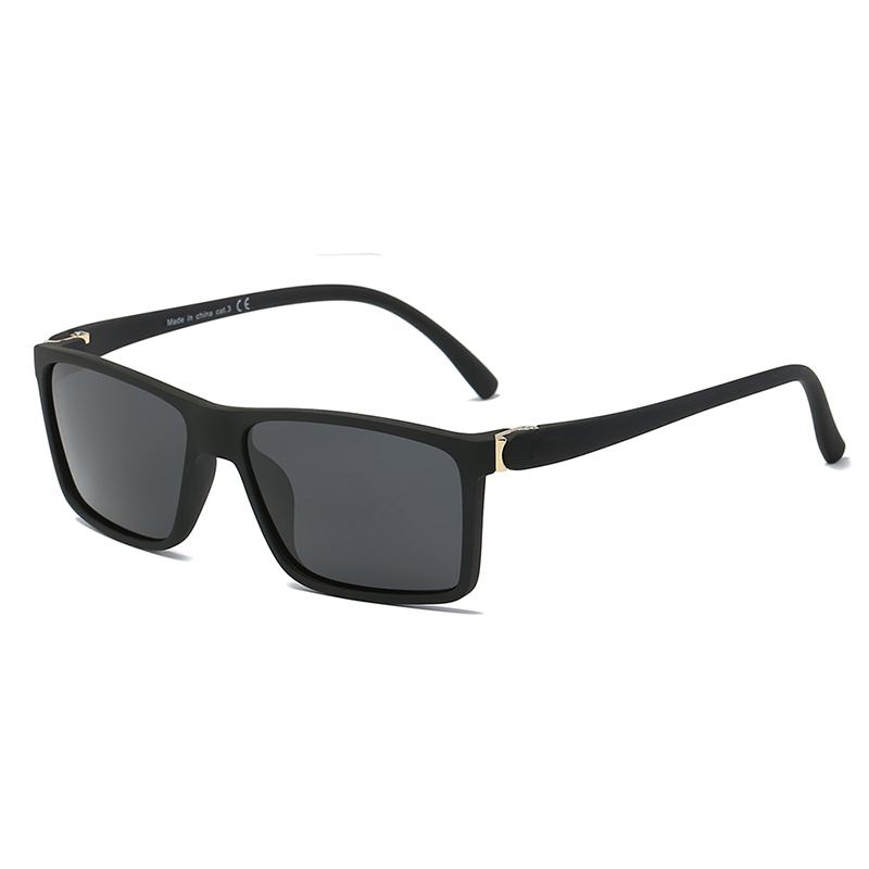 Mężczyźni Kobiety Summer Square Retro Uv400 Okulary Przeciwsłoneczne