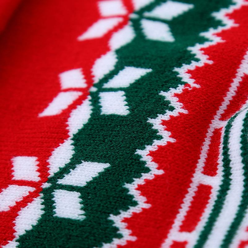 Mężczyźni Kobiety Vintage Santa Świąteczna Dzianinowa CZapka Outdoor Wiatroszczelne Nauszniki Prezent Beanie Cap