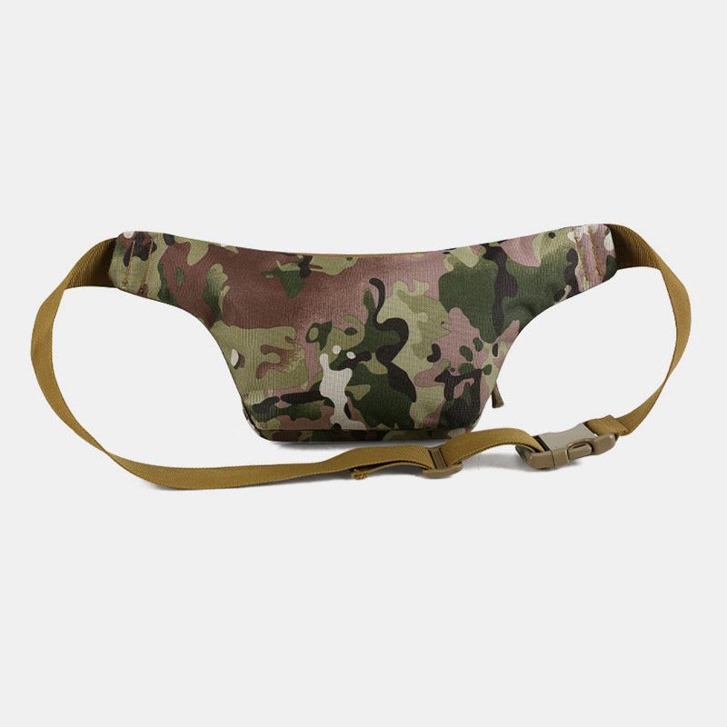 Mężczyźni Nylon Multi-carry Multi-pocket Outdoor Tactical Camouflage Riding Waist Bag Torba Na Ramię Torba Na Klatkę Piersiową