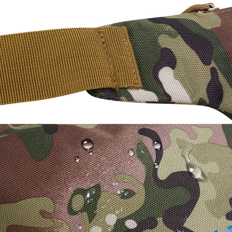 Mężczyźni Nylon Multi-carry Multi-pocket Outdoor Tactical Camouflage Riding Waist Bag Torba Na Ramię Torba Na Klatkę Piersiową