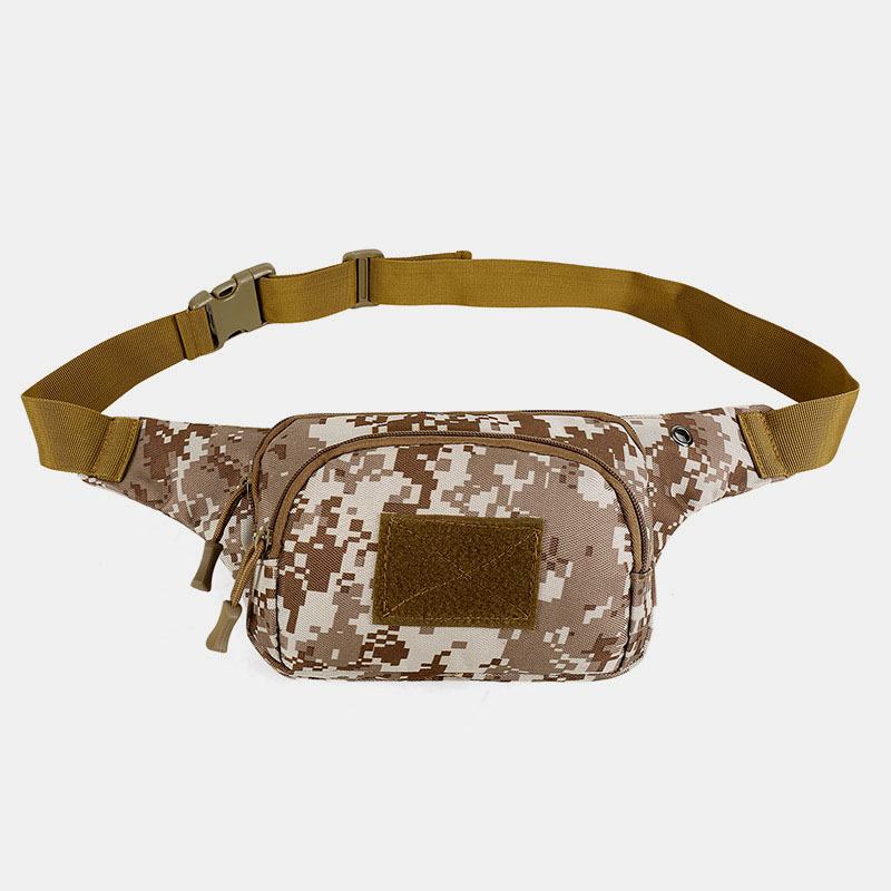 Mężczyźni Nylon Multi-carry Multi-pocket Outdoor Tactical Camouflage Riding Waist Bag Torba Na Ramię Torba Na Klatkę Piersiową