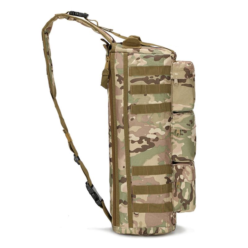 Mężczyźni Nylon Tactical Outdoor Sport Cs Torba Przez Ramię Torba Na Klatkę Piersiową