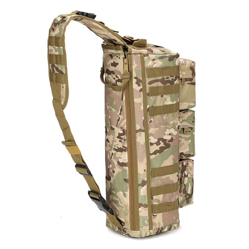 Mężczyźni Nylon Tactical Outdoor Sport Cs Torba Przez Ramię Torba Na Klatkę Piersiową