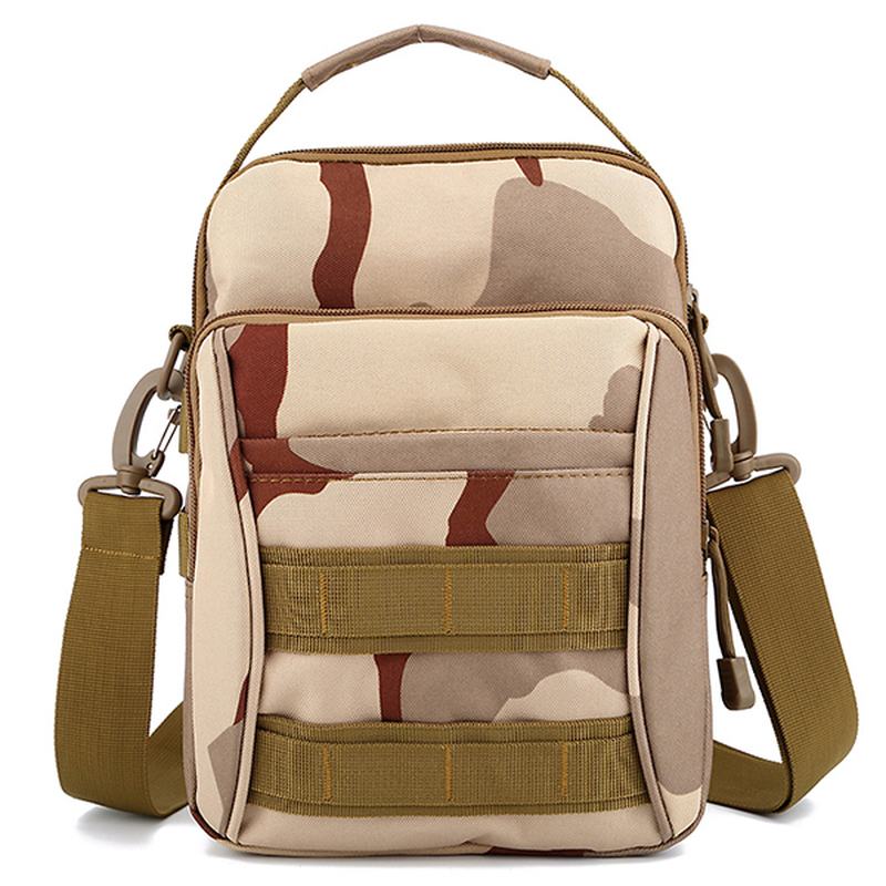 Mężczyźni Outdoor Sports Travel Camouflage Color Tactical Torba Na Ramię Crossbody