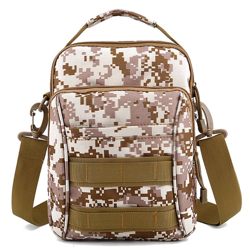 Mężczyźni Outdoor Sports Travel Camouflage Color Tactical Torba Na Ramię Crossbody