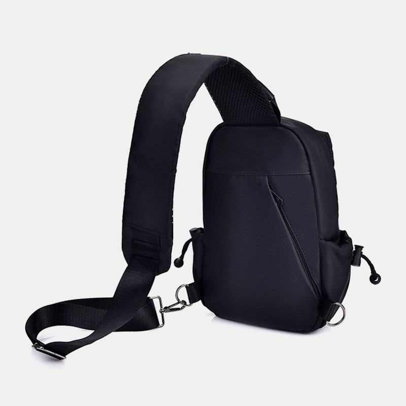 Mężczyźni Oxford Cloth Casual Moda Wodoodporna Torba Na Klatkę Piersiową Do Przechowywania Na Zewnątrz Torba Crossbody