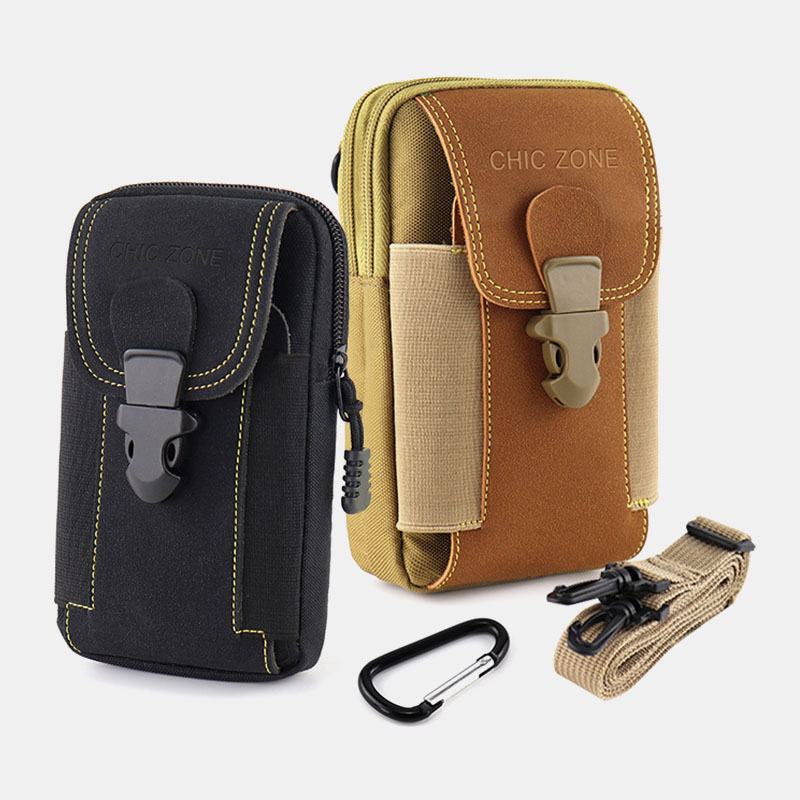 Mężczyźni Oxford Cloth Multi-carry Mini Saszetka Na Pasek Torba Na Pasek Fanny Pack Torba Taktyczna Torba Na Telefon