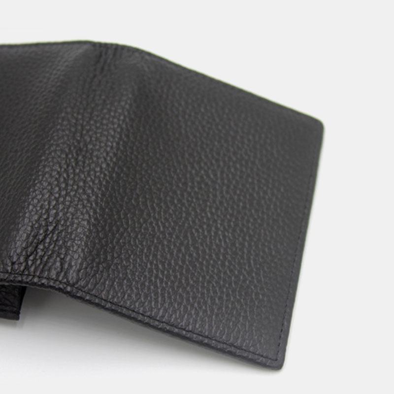 Mężczyźni Prawdziwa Skóra Duża Pojemność Bifold Retro Business Multi-card Slot Holder Wizytownik Na Wizytówki Wizytownik Na Karty Kredytowe Portfel