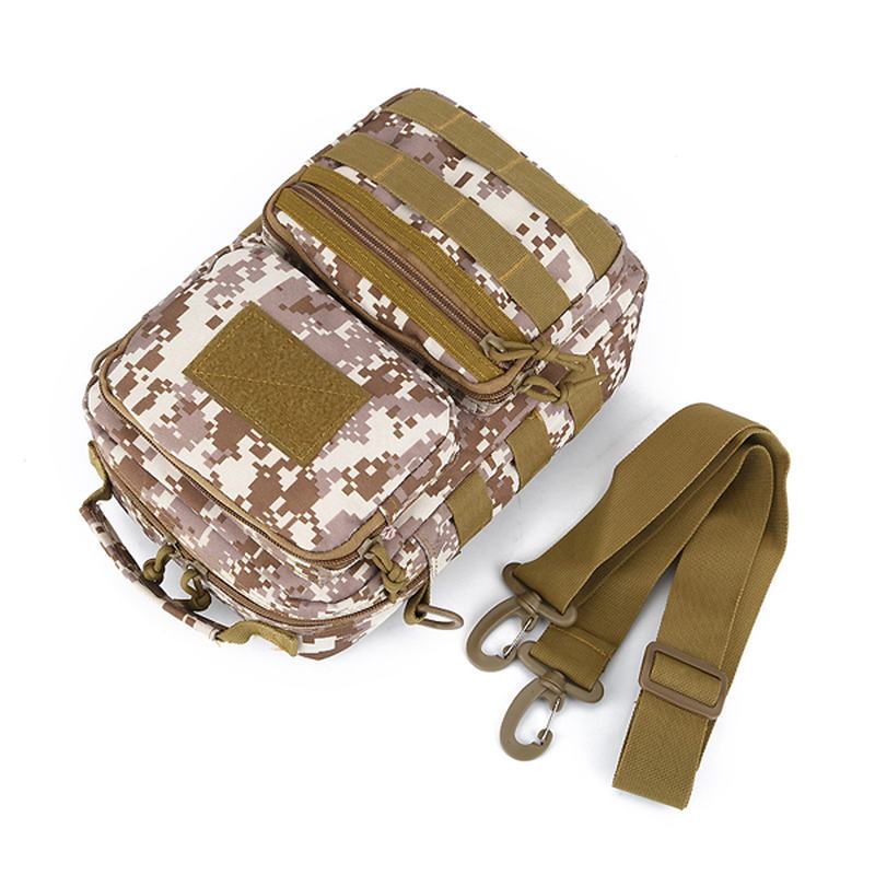 Mężczyźni Tactical Crossboby Bag Kamuflaż Wodoodporny Outdoor Sholder Bag Torebka