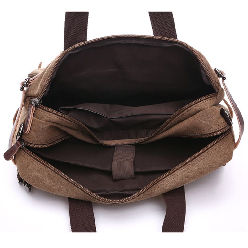Męska 3-kamienna Torebka Vintage Crossbody Torba Na Ramię Plecak Podróżny