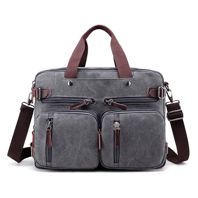 Męska 3-kamienna Torebka Vintage Crossbody Torba Na Ramię Plecak Podróżny