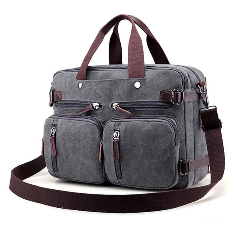 Męska 3-kamienna Torebka Vintage Crossbody Torba Na Ramię Plecak Podróżny